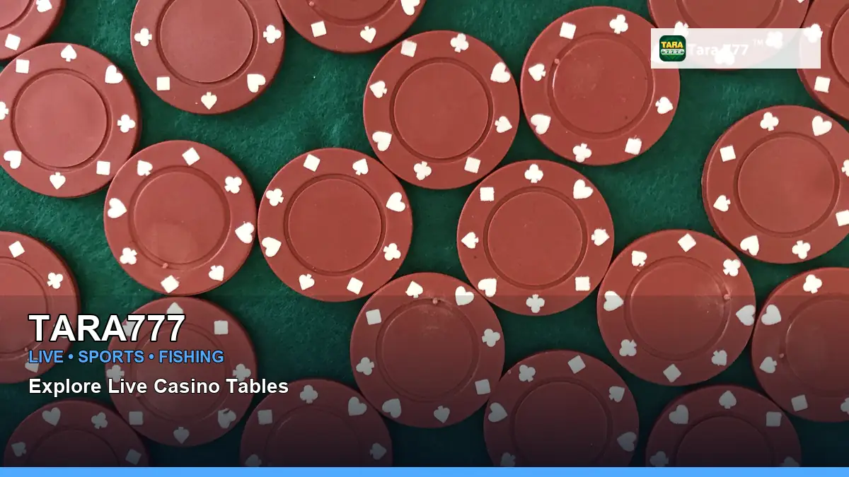 TARA777 live casino tables for Philippine players